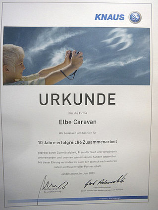 Elbe Caravan – Auszeichnungen